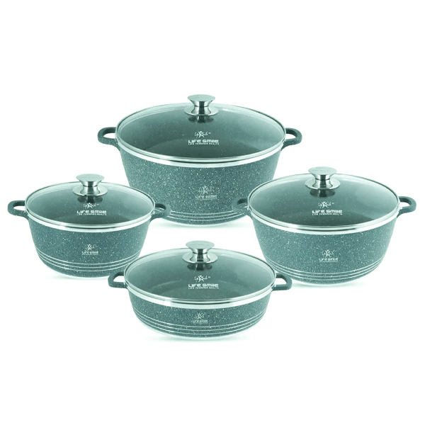 سرویس قابلمه 8 پارچ لایف اسمایل مدل P7-8-3-GREEN